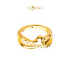 MASDORA 916 Gold Ring Rings Cincin Emas ~ HG Golden Myriad Heart (EMAS 916/22K)