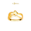 MASDORA 916 Gold Ring Rings Cincin Emas ~ HG Golden Myriad Heart (EMAS 916/22K)