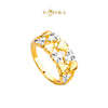 MASDORA 916 Gold Ring Rings Cincin Emas ~ HG Duotone Lots Of Love (EMAS 916/22K)