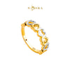 MASDORA 916 Gold Ring Rings Cincin Emas ~ HG Duotone Upside Down Sincero (EMAS 916/22K)