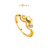 MASDORA 916 Gold Ring Rings Cincin Emas ~ HG Duotone Evoke Love (EMAS 916/22K)