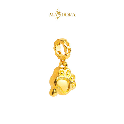 MASDORA 916 Gold Pendant Loket Emas ~ HG Lollipop Cat Paw (EMAS 916/22K)