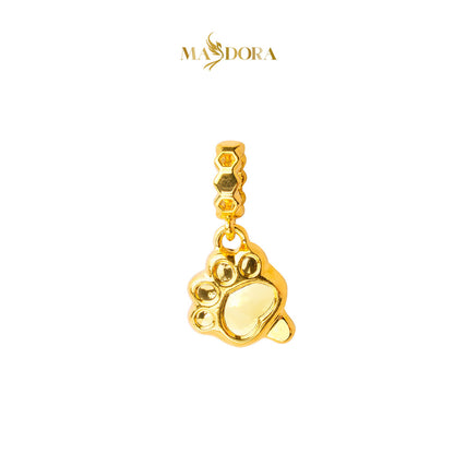 MASDORA 916 Gold Pendant Loket Emas ~ HG Lollipop Cat Paw (EMAS 916/22K)