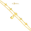 MASDORA 916 Gold Bracelet Rantai Tangan Emas ~ HG Golden Double Louisa (EMAS 916/22K)