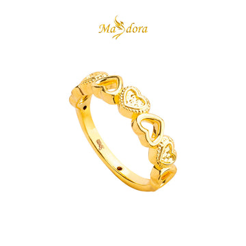 MASDORA 916 Gold Ring Rings Cincin Emas ~ HG Golden Sincero Universe (EMAS 916/22K)