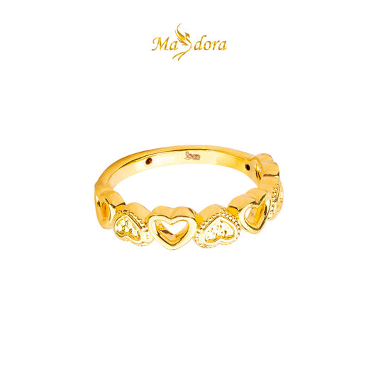 MASDORA 916 Gold Ring Rings Cincin Emas ~ HG Golden Sincero Universe (EMAS 916/22K)