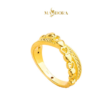 MASDORA 916 Gold Ring Rings Cincin Emas ~ HG Golden Sincero Galaxy (EMAS 916/22K)