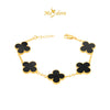 MASDORA 916 Gold Bracelet Rantai Tangan Emas ~ Clover Polo Chain - XL (EMAS 916/22K)