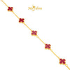 MASDORA 916 Gold Bracelet Rantai Tangan Emas ~ Clover - M (EMAS 916/22K)
