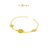 MASDORA 916 Gold Bracelet Rantai Tangan Emas ~ HG Golden Enormous Sunflower (EMAS 916/22K)