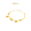 MASDORA 916 Gold Bracelet Rantai Tangan Emas ~ HG Golden Mini Gold Flower Frame (EMAS 916/22K)