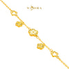 MASDORA 916 Gold Bracelet Rantai Tangan Emas ~ HG Golden Mini Gold Flower Frame (EMAS 916/22K)