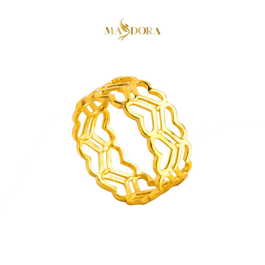 MASDORA 916 Gold Ring Rings Cincin Emas ~ Golden Bonded Sincero (EMAS 916/22K)