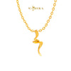 MASDORA 916 Gold Pendant Loket Emas ~ Zigzag Sway (EMAS 916/22K)