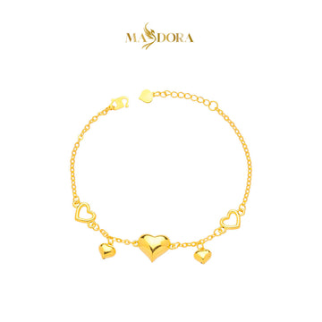 MASDORA 916 Gold Bracelet Rantai Tangan Emas ~ HG Fluffy Sincero Clan (EMAS 916/22K)