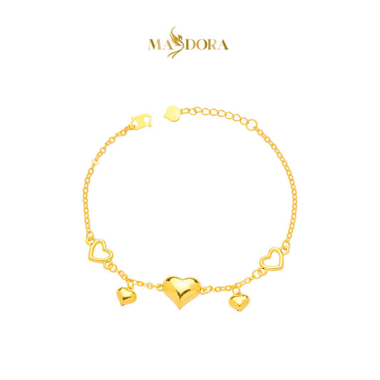 MASDORA 916 Gold Bracelet Rantai Tangan Emas ~ HG Fluffy Sincero Clan (EMAS 916/22K)