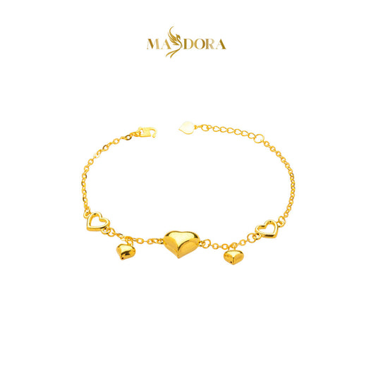 MASDORA 916 Gold Bracelet Rantai Tangan Emas ~ HG Fluffy Sincero Clan (EMAS 916/22K)