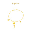 MASDORA 916 Gold Bracelet Rantai Tangan Emas ~ HG Vast Rose Flower (EMAS 916/22K)
