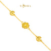 MASDORA 916 Gold Bracelet Rantai Tangan Emas ~ HG Golden Enormous Sunflower (EMAS 916/22K)
