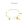 MASDORA 916 Gold Bracelet Rantai Tangan Emas ~ HG Vast Rose Sonata  (EMAS 916/22K)