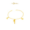 MASDORA 916 Gold Bracelet Rantai Tangan Emas ~ HG Vast Rose Sonata  (EMAS 916/22K)