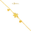 MASDORA 916 Gold Bracelet Rantai Tangan Emas ~ HG Golden Fairy Flower (EMAS 916/22K)