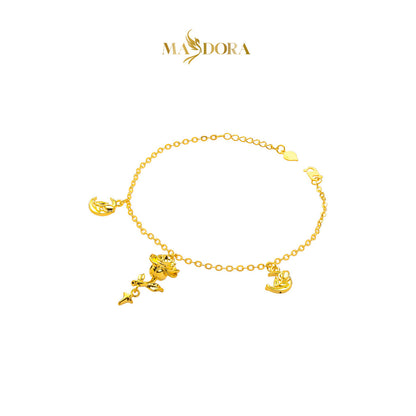 MASDORA 916 Gold Bracelet Rantai Tangan Emas ~ HG Vast Rose Sonata  (EMAS 916/22K)