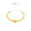 MASDORA 916 Gold Bracelet Rantai Tangan Emas ~ HG Golden Geometry Bow Boba (EMAS 916/22K)
