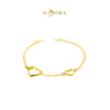 MASDORA 916 Gold Bracelet Rantai Tangan Emas ~ HG Clicked Modern Sincero (EMAS 916/22K)