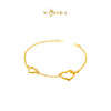 MASDORA 916 Gold Bracelet Rantai Tangan Emas ~ HG Clicked Modern Sincero (EMAS 916/22K)
