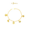 MASDORA 916 Gold Bracelet Rantai Tangan Emas ~ HG Golden Starry Sonata (EMAS 916/22K)