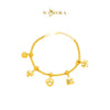 MASDORA 916 Gold Bracelet Rantai Tangan Emas ~ HG Golden Throned Love Boba (EMAS 916/22K)