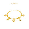 MASDORA 916 Gold Bracelet Rantai Tangan Emas ~ HG Golden Throned Love Boba (EMAS 916/22K)