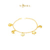 MASDORA 916 Gold Bracelet Rantai Tangan Emas ~ HG Golden Starry Sonata (EMAS 916/22K)