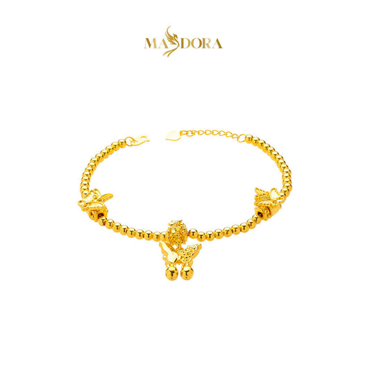 MASDORA 916 Gold Bracelet Rantai Tangan Emas ~ HG Trinket Dangle Edition (EMAS 916/22K)