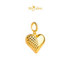 MASDORA 916 Gold Pendant Loket Emas ~ HG Golden Half Hearted (EMAS 916/22K)