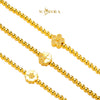 MASDORA 916 Gold Bracelet Rantai Tangan Emas ~ HG Golden Sparkling Boba Edition (EMAS 916/22K)