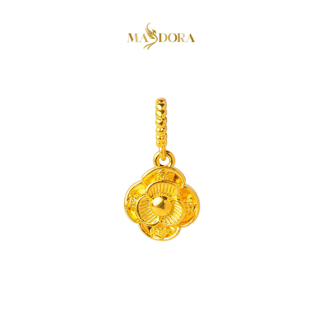 MASDORA 916 Gold Pendant Loket Emas ~ HG Nuevo CC Rose (EMAS 916/22K)