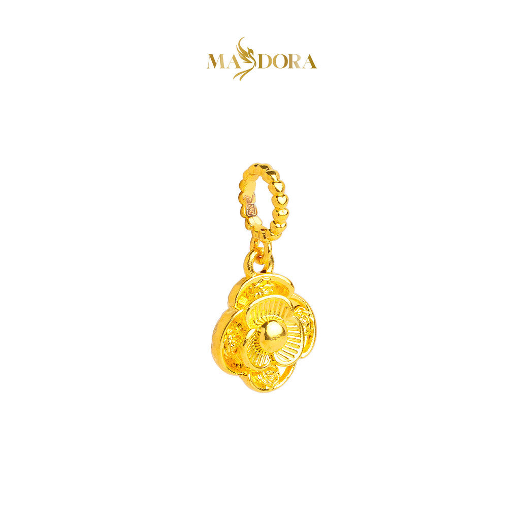 MASDORA 916 Gold Pendant Loket Emas ~ HG Nuevo CC Rose (EMAS 916/22K)