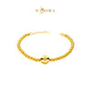 MASDORA 916 Gold Bracelet Rantai Tangan Emas ~ HG Golden Sparkling Boba Edition (EMAS 916/22K)