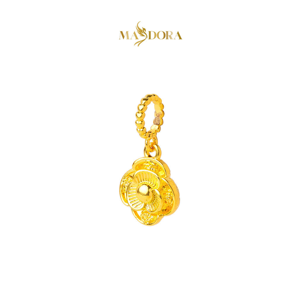 MASDORA 916 Gold Pendant Loket Emas ~ HG Nuevo CC Rose (EMAS 916/22K)