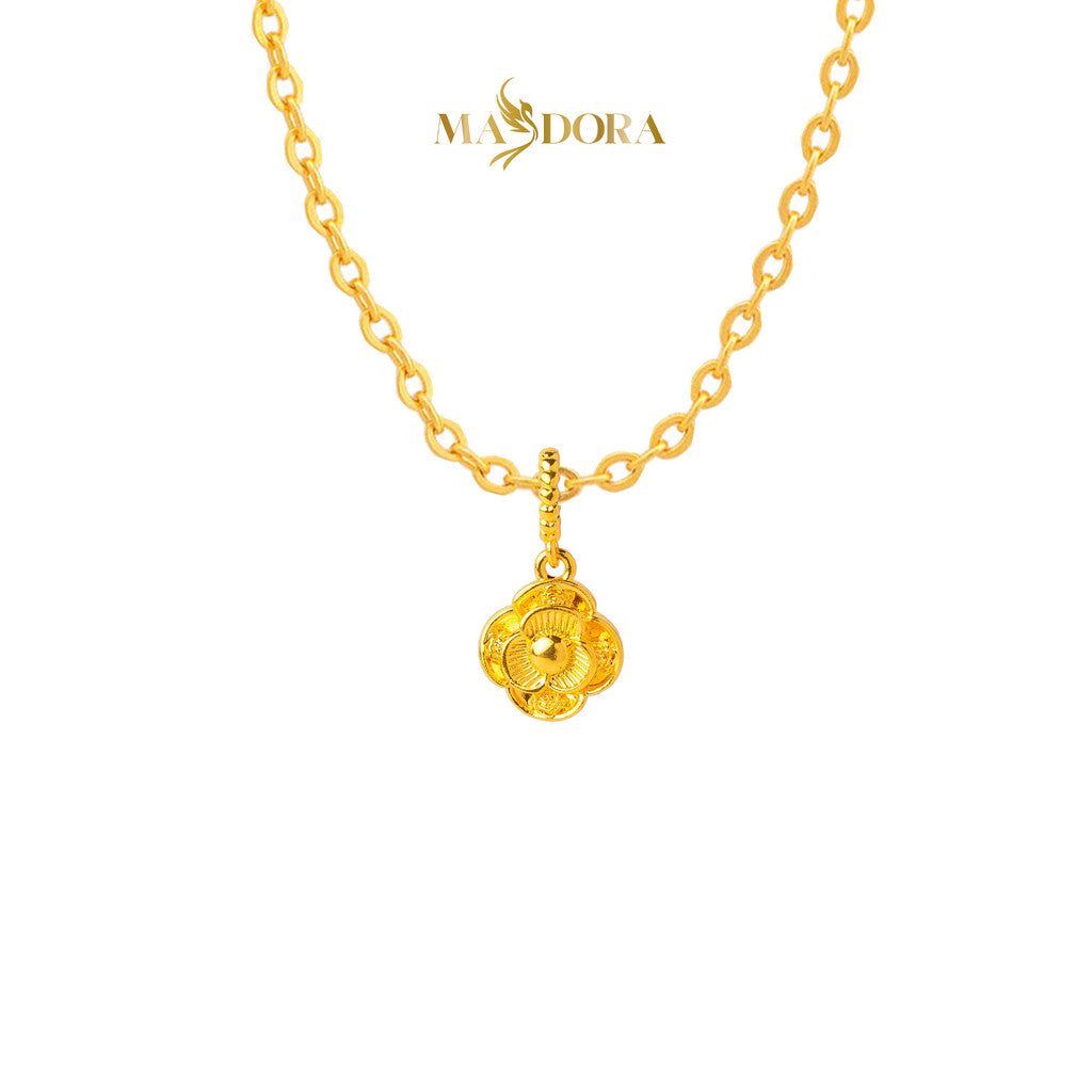 MASDORA 916 Gold Pendant Loket Emas ~ HG Nuevo CC Rose (EMAS 916/22K)