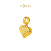MASDORA 916 Gold Pendant Loket Emas ~ HG Nuevo Diamond Heart (EMAS 916/22K)