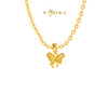 MASDORA 916 Gold Pendant Loket Emas ~ HG Nuevo Winged Ribbon (EMAS 916/22K)