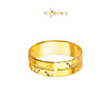MASDORA 916 Gold Ring Rings Cincin Emas ~ CBR Golden Inverse Cutting (EMAS 916/22K)