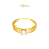 MASDORA 916 Gold Ring Rings Cincin Emas ~ Filigree Solitaire (EMAS 916/22K)