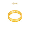 MASDORA 916 Gold Ring Rings Cincin Emas ~ Golden Glittery Grace  (EMAS 916/22K)