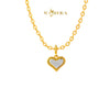 MASDORA 916 Gold Pendant Loket Emas ~ HG Duotone Diamond Heart (EMAS 916/22K)