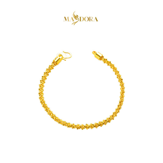 MASDORA 916 Gold Bracelet Rantai Tangan Emas ~ Starry True Love (EMAS 916/22K)