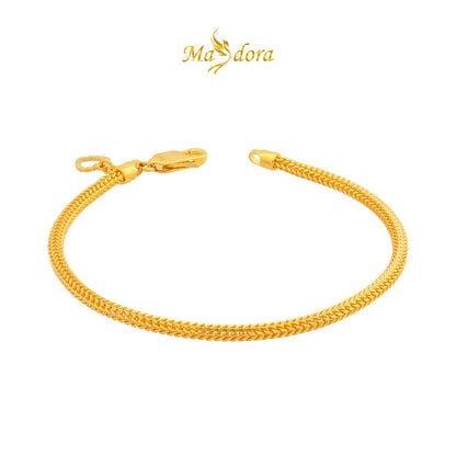 MASDORA 916 Gold Bracelet Rantai Tangan Emas ~ Lobster Hook - 5.00GM+ (EMAS 916/22K)